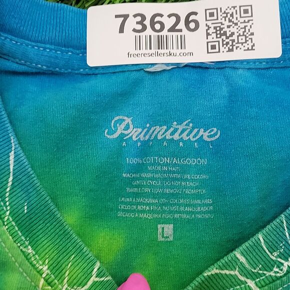 Middle-Finger AOP Summer Shirt Large 21x26 Rainbow - Picture 6 of 10